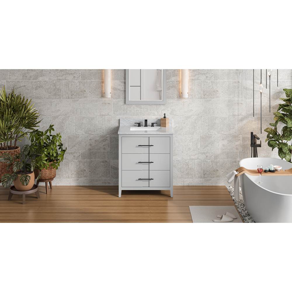 Jeffrey Alexander - 30'' Grey Katara Vanity - Grey