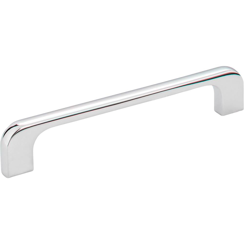 Jeffrey Alexander - 128 mm Center-to-Center Polished Chrome Alvar Cabinet Pull - Polished Chrome