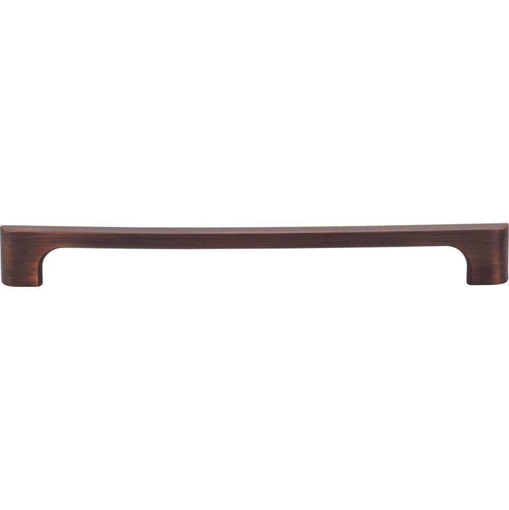 224 mm Center-to-Center Brushed Oil Rubbed Bronze Asymmetrical Leyton Cabinet Pull