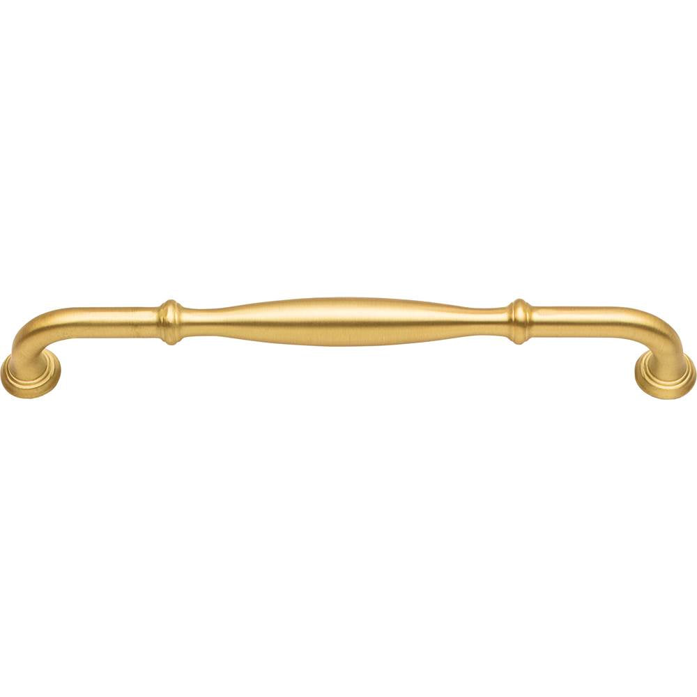 224 mm Center-to-Center Brushed Gold Tiffany Cabinet Pull