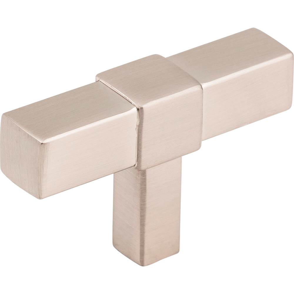 Jeffrey Alexander - 2'' Satin Nickel Zane Cabinet ''T'' Knob - Satin Nickel
