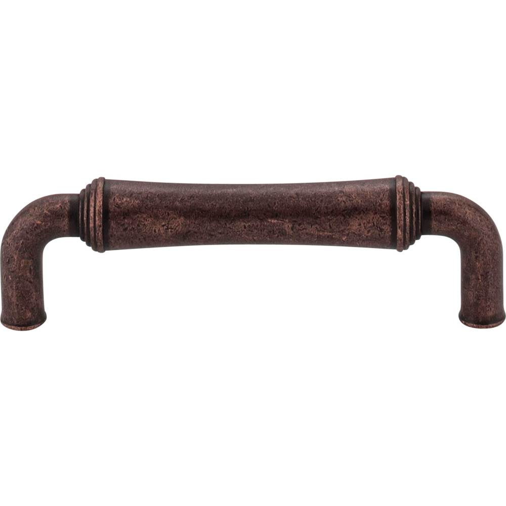 96 mm Center-to-Center Distressed Oil Rubbed Bronze Barrel Bremen 2 Cabinet Pull