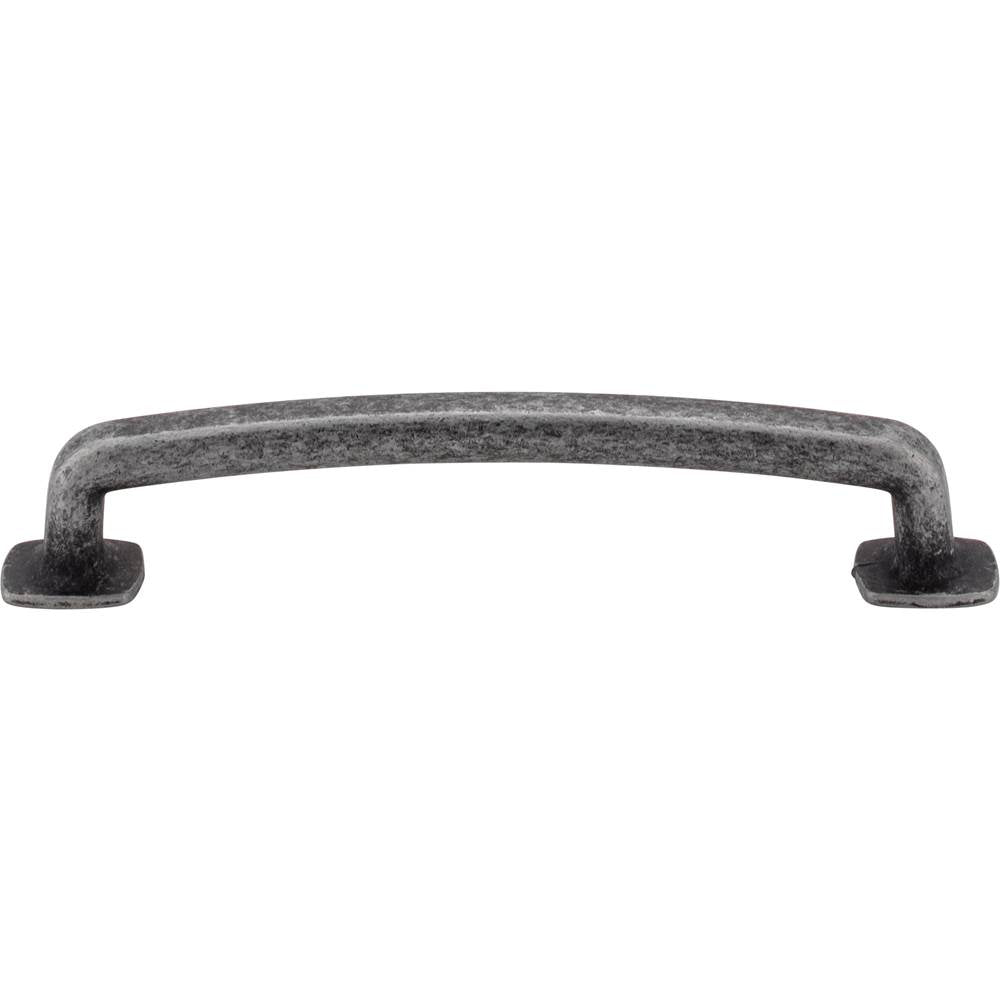128 mm Center-to-Center Distressed Antique Silver Belcastel 1 Cabinet Pull