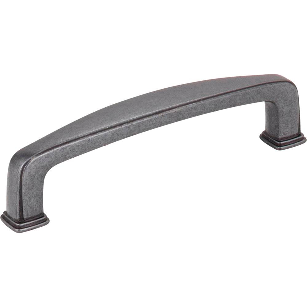 Jeffrey Alexander - 96 mm Center-to-Center Gun Metal Square Milan 1 Cabinet Pull - Gun Metal