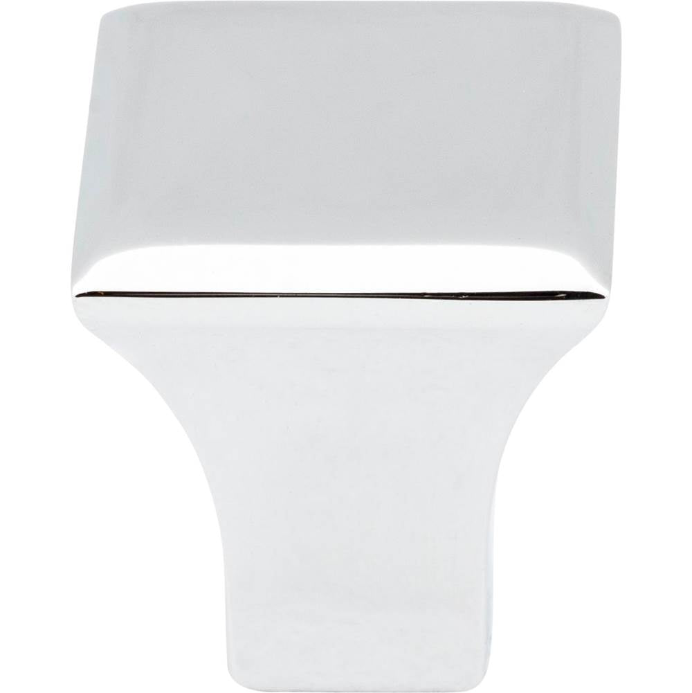 7/8'' Overall Length Polished Chrome Square Marlo Cabinet Knob