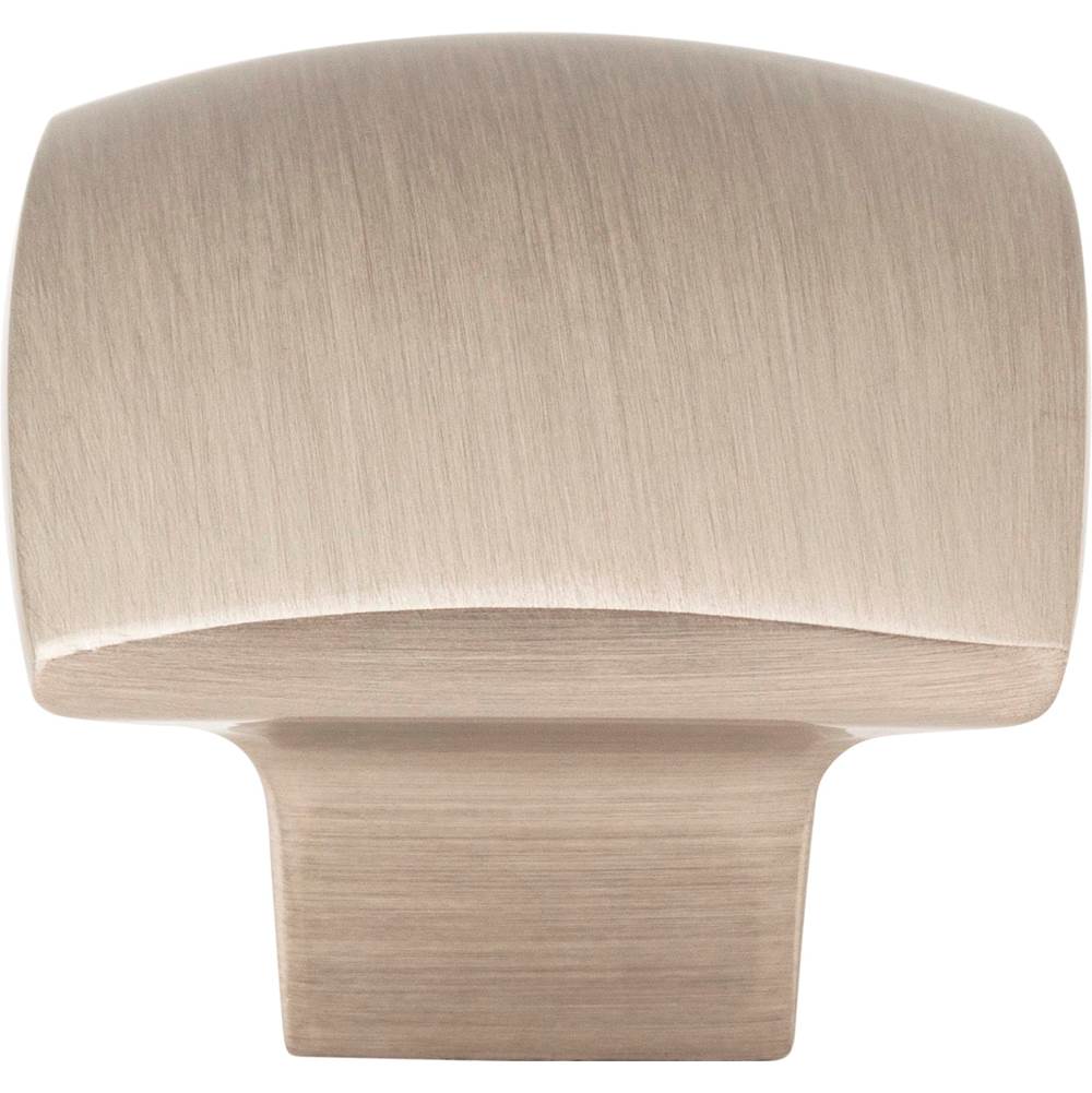 1-3/16'' Overall Length Satin Nickel Square Sonoma Cabinet Knob