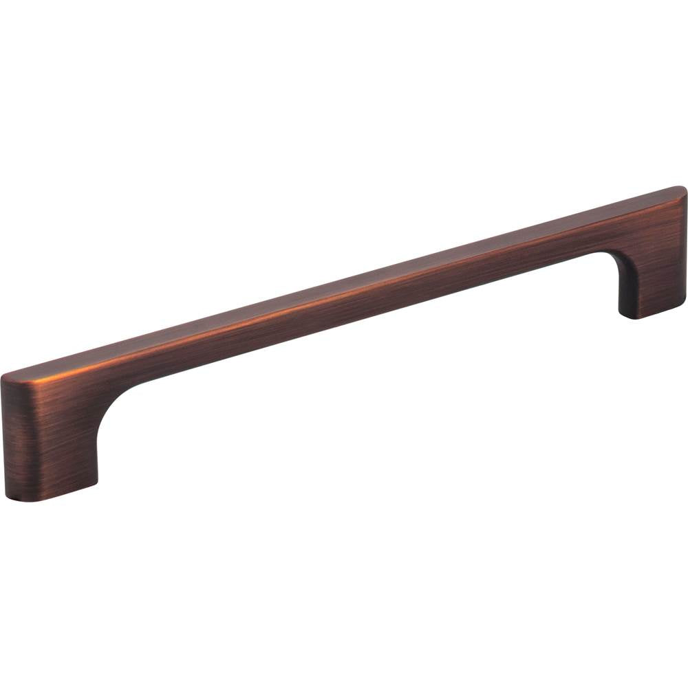 Jeffrey Alexander - 160 mm Center-to-Center Brushed Oil Rubbed Bronze Asymmetrical Leyton Cabinet Pull - Brushed Oil Rubbed Bronze