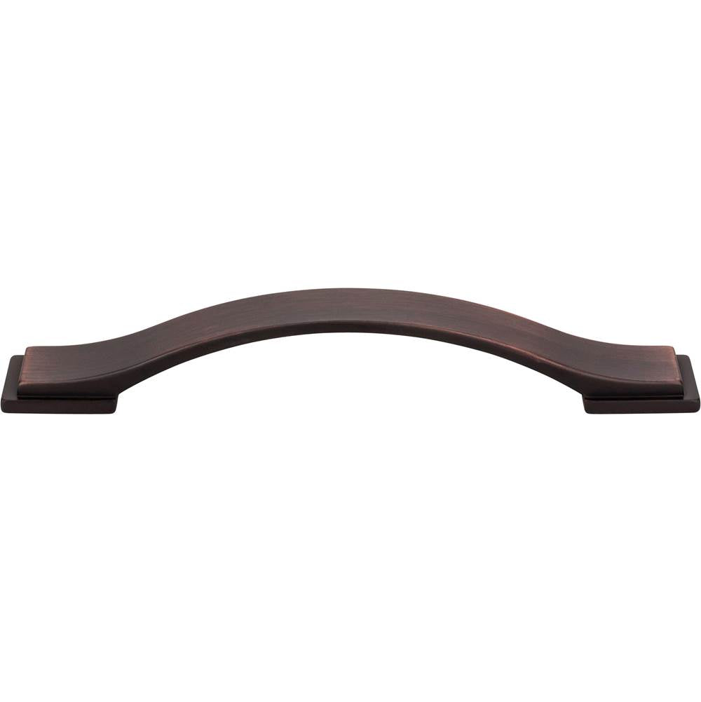 128 mm Center-to-Center Brushed Oil Rubbed Bronze Strap Mirada Cabinet Pull
