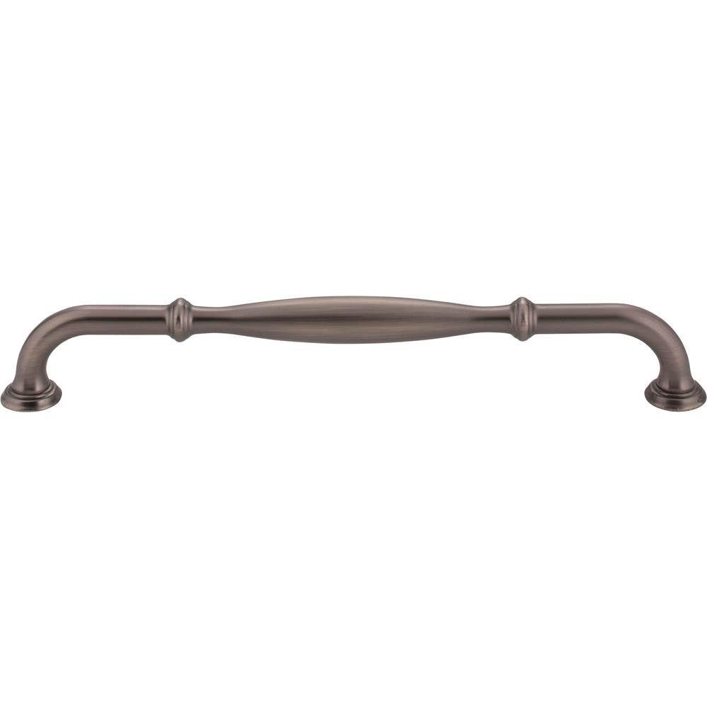 224 mm Center-to-Center Brushed Pewter Tiffany Cabinet Pull