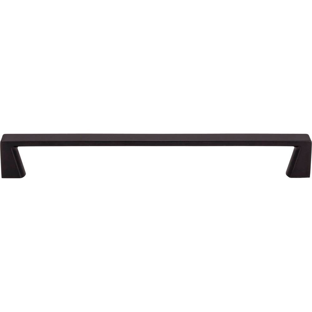 192 mm Center-to-Center Matte Black Square Boswell Cabinet Pull