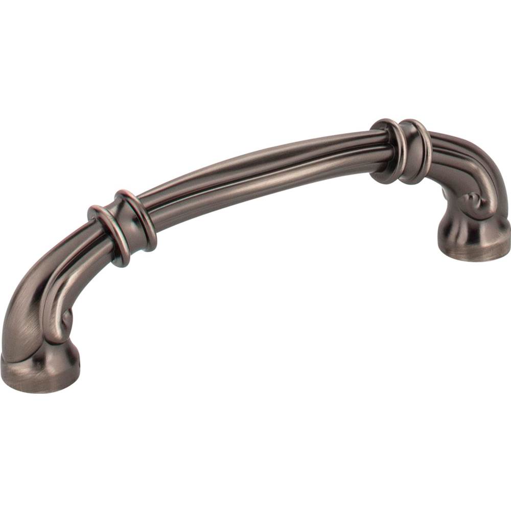 Jeffrey Alexander - 96 mm Center-to-Center Brushed Pewter Lafayette Cabinet Pull - Brushed Pewter