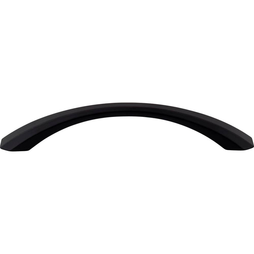 128 mm Center-to-Center Matte Black Wheeler Cabinet Pull