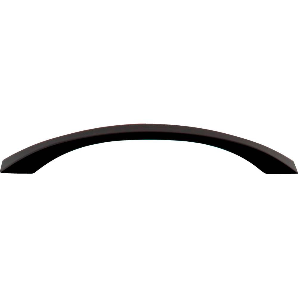 160 mm Center-to-Center Matte Black Flared Philip Cabinet Pull