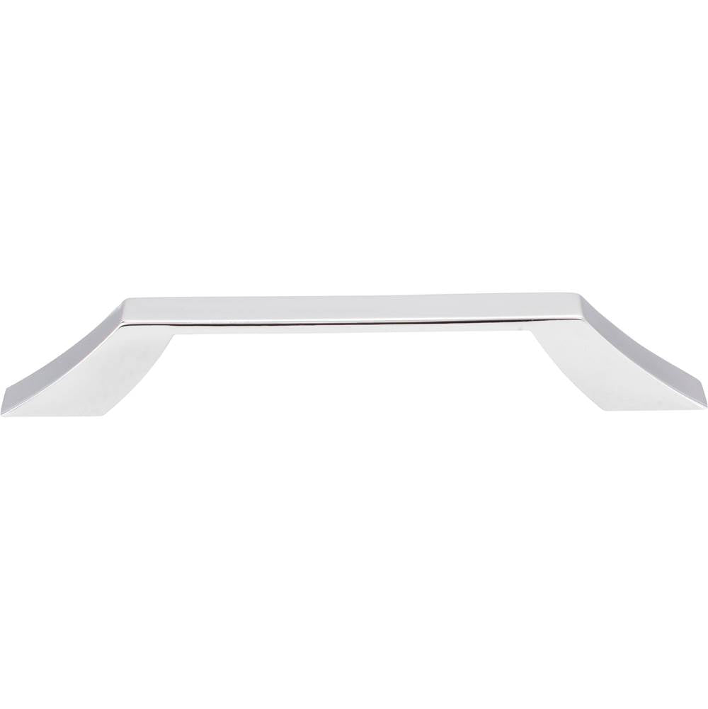 128 mm Center-to-Center Polished Chrome Square Royce Cabinet Pull