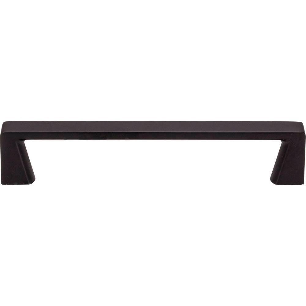 128 mm Center-to-Center Matte Black Square Boswell Cabinet Pull