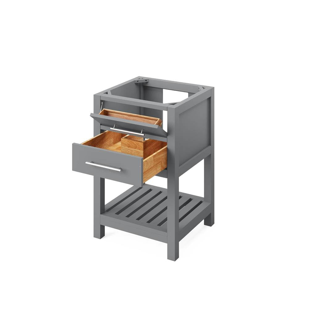 24'' Grey Wavecrest Vanity