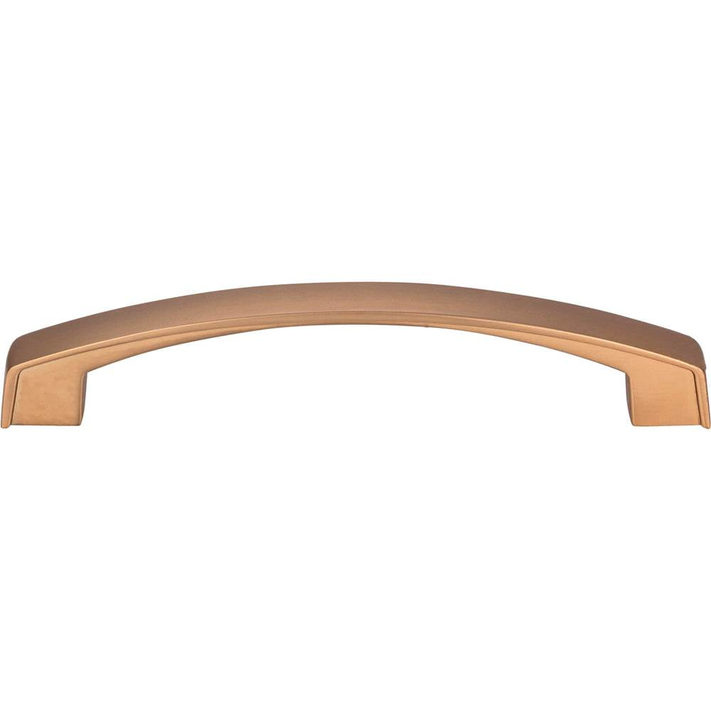 128 mm Center-to-Center Satin Bronze Square Merrick Cabinet Pull