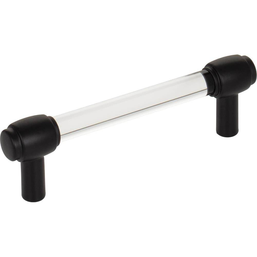 Jeffrey Alexander - 96 mm Center-to-Center Matte Black Carmen Cabinet Bar Pull - Matte Black
