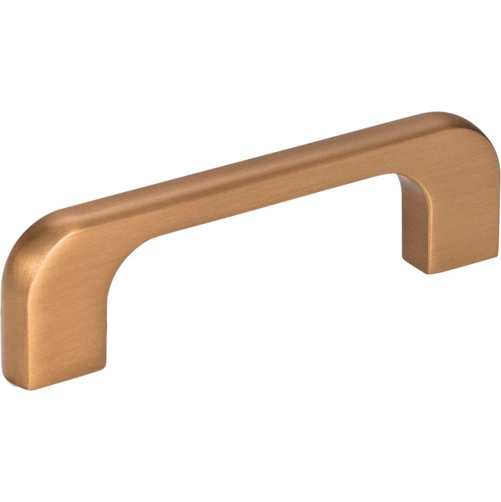 Jeffrey Alexander - 3'' Center-to-Center Satin Bronze Alvar Cabinet Pull - Satin Bronze