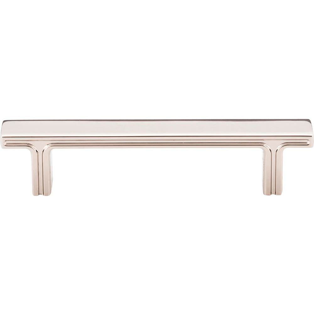 96 mm Center-to-Center Polished Nickel Square Anwick Cabinet Pull