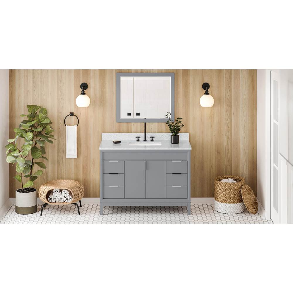 Jeffrey Alexander - 48'' Grey Theodora Vanity - Grey