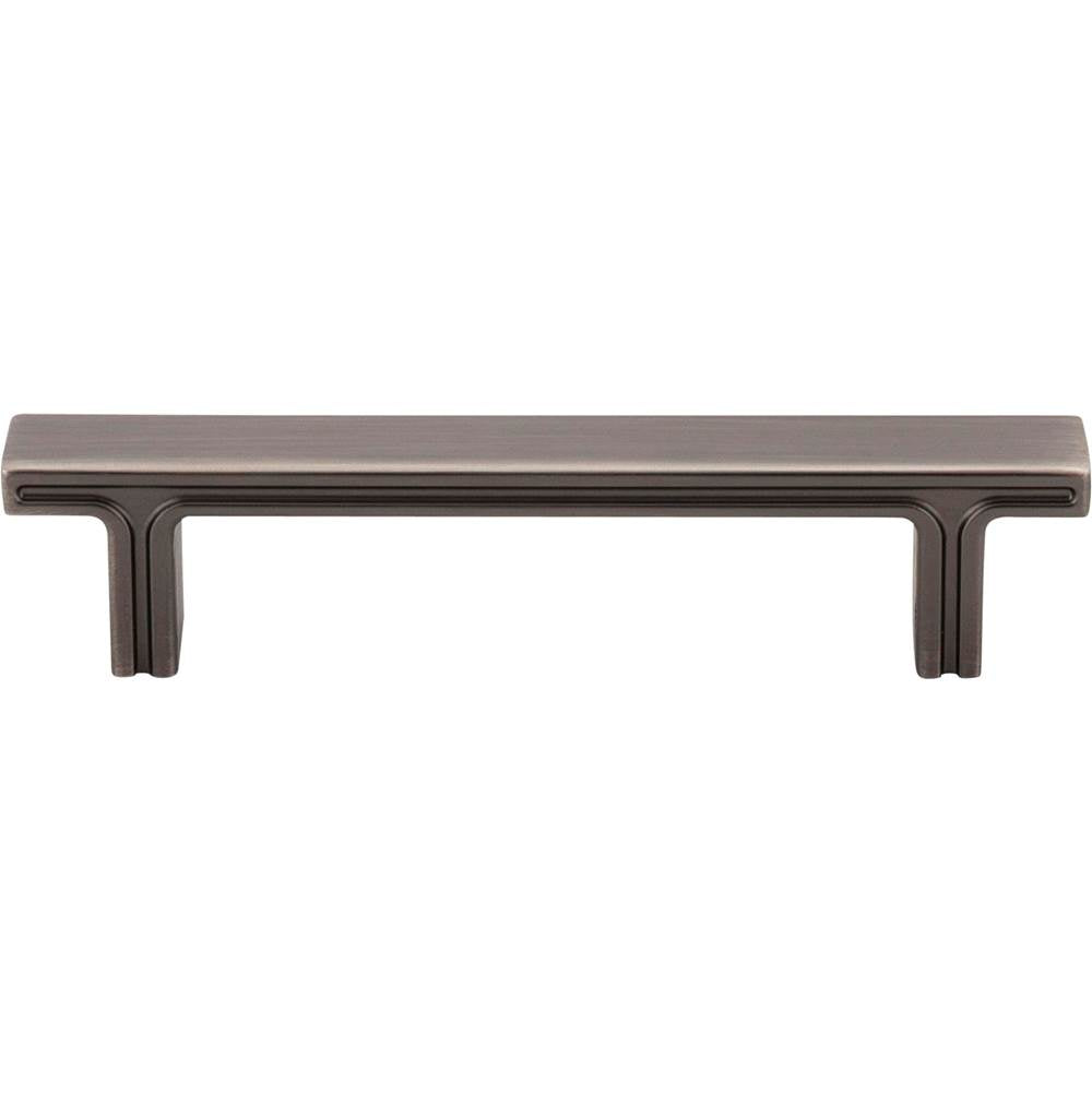 96 mm Center-to-Center Brushed Pewter Square Anwick Cabinet Pull