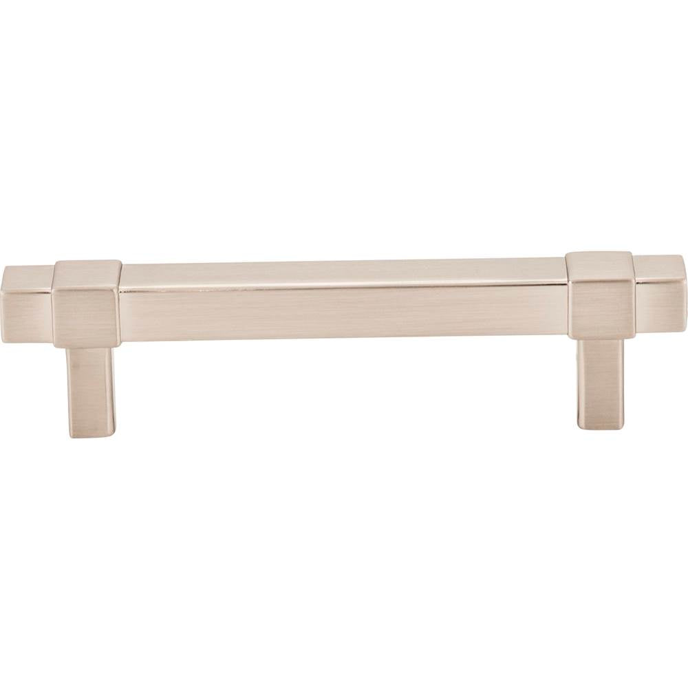 96 mm Center-to-Center Satin Nickel Square Zane Cabinet Pull