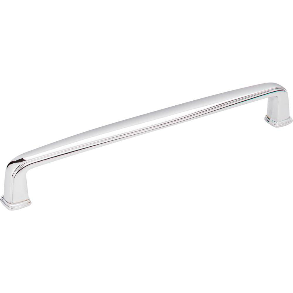Jeffrey Alexander - 160 mm Center-to-Center Polished Chrome Square Milan 1 Cabinet Pull - Polished Chrome