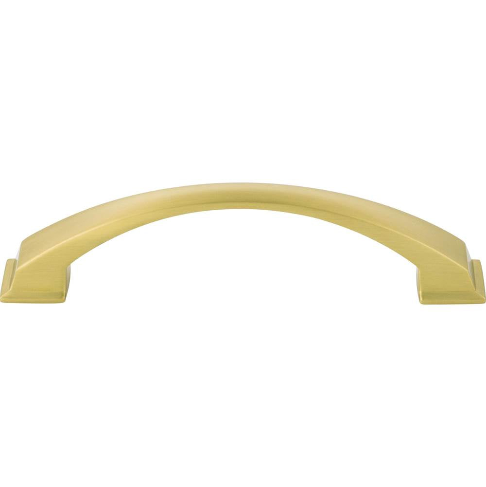 128 mm Center-to-Center Brushed Gold Arched Roman Cabinet Pull