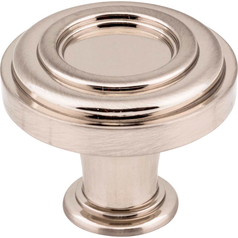 Jeffrey Alexander - 1-3/8'' Diameter Satin Nickel Ring Lafayette Cabinet Knob - Satin Nickel