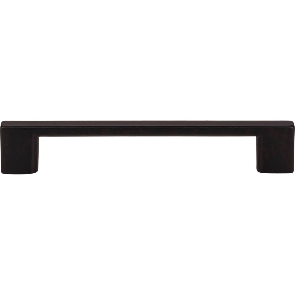 128 mm Center-to-Center Matte Black Square Sutton Cabinet Bar Pull