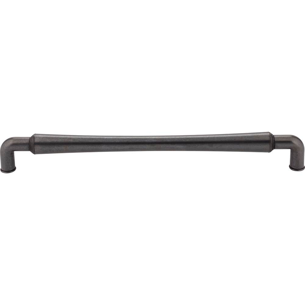 12'' Center-to-Center Gun Metal Barrel Bremen 2 Appliance Handle