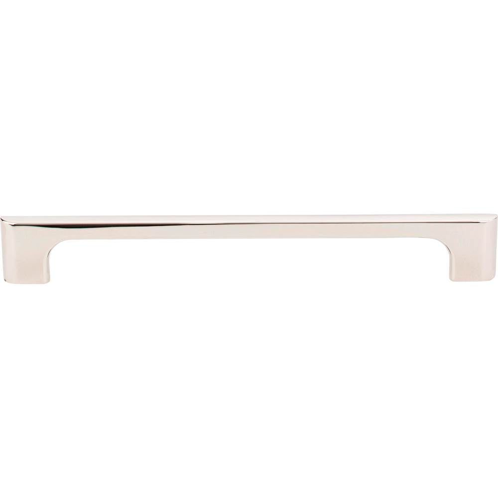 192 mm Center-to-Center Polished Nickel Asymmetrical Leyton Cabinet Pull