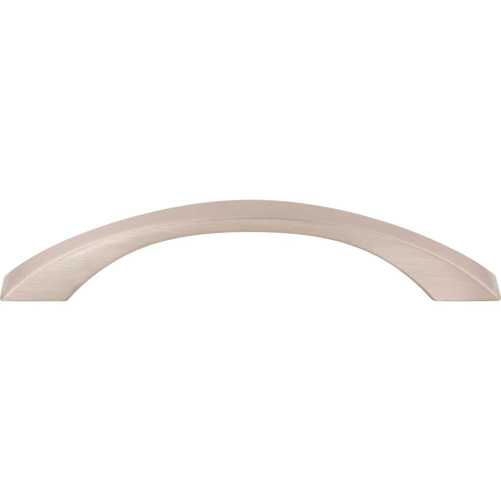 128 mm Center-to-Center Satin Nickel Flared Philip Cabinet Pull