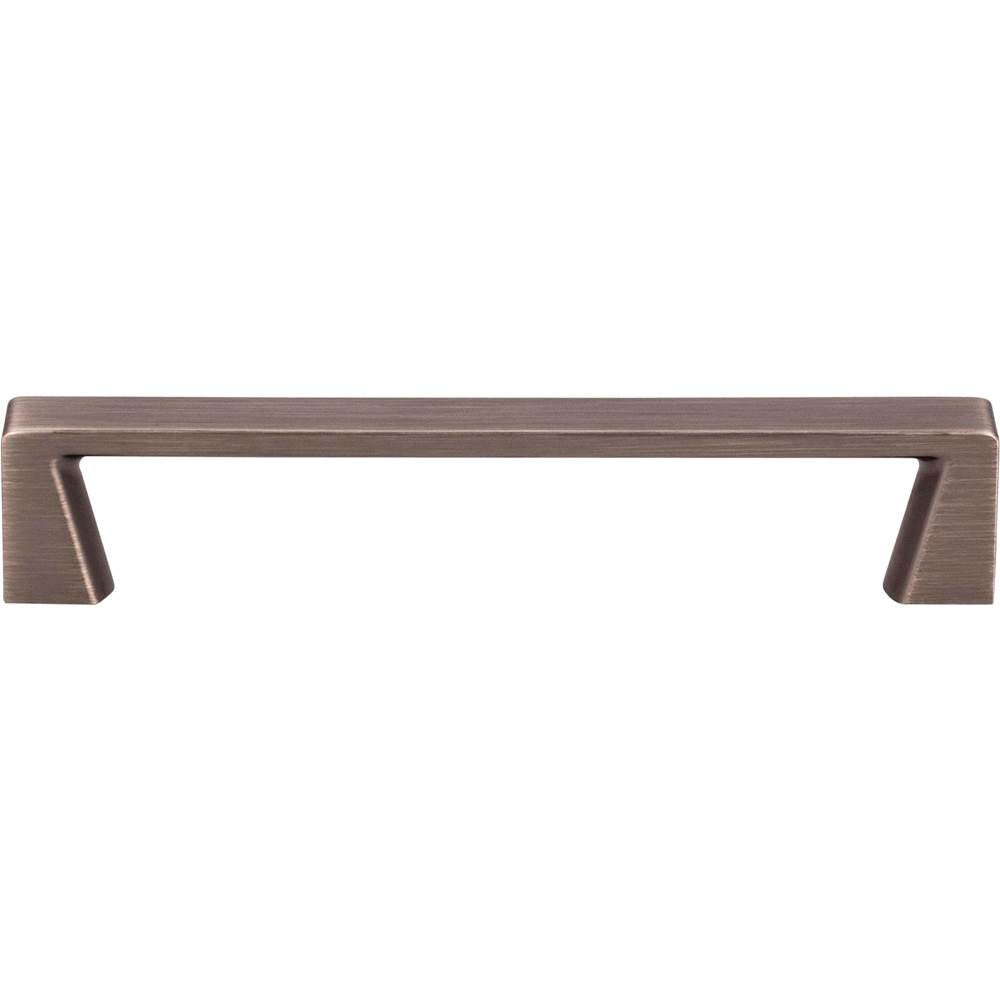 128 mm Center-to-Center Brushed Pewter Square Boswell Cabinet Pull