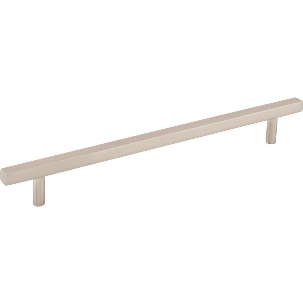 Jeffrey Alexander - 192 mm Center-to-Center Satin Nickel Square Dominique Cabinet Bar Pull - Satin Nickel