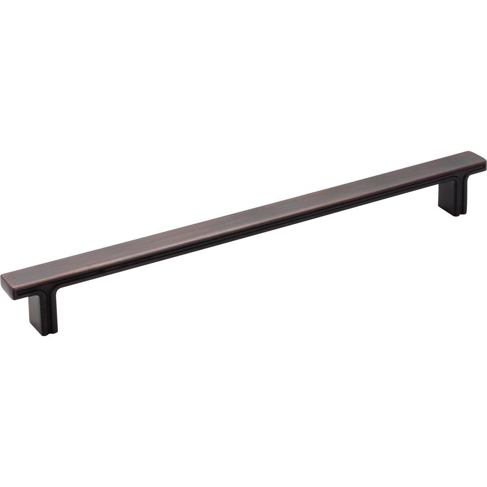 Jeffrey Alexander - 228 mm Center-to-Center Brushed Oil Rubbed Bronze Square Anwick Cabinet Pull - Brushed Oil Rubbed Bronze