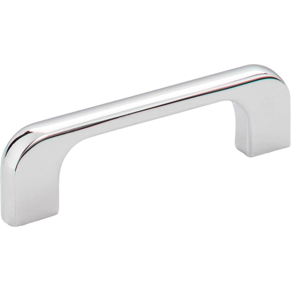 Jeffrey Alexander - 3'' Center-to-Center Polished Chrome Alvar Cabinet Pull - Polished Chrome