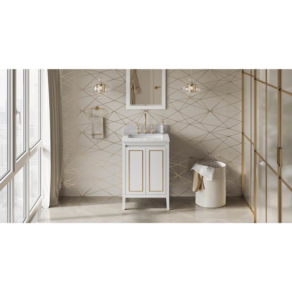 Jeffrey Alexander - 24'' White Percival Vanity - White