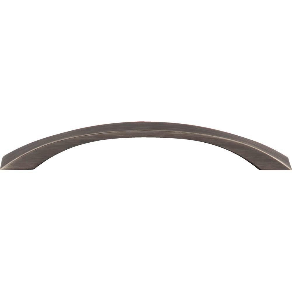 160 mm Center-to-Center Brushed Pewter Flared Philip Cabinet Pull