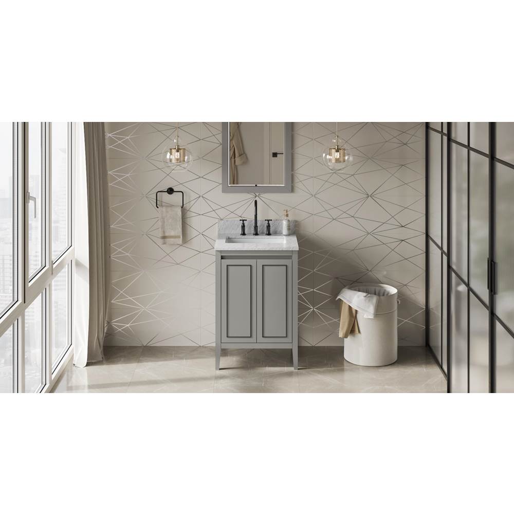 Jeffrey Alexander - 24'' Grey Percival Vanity - Grey