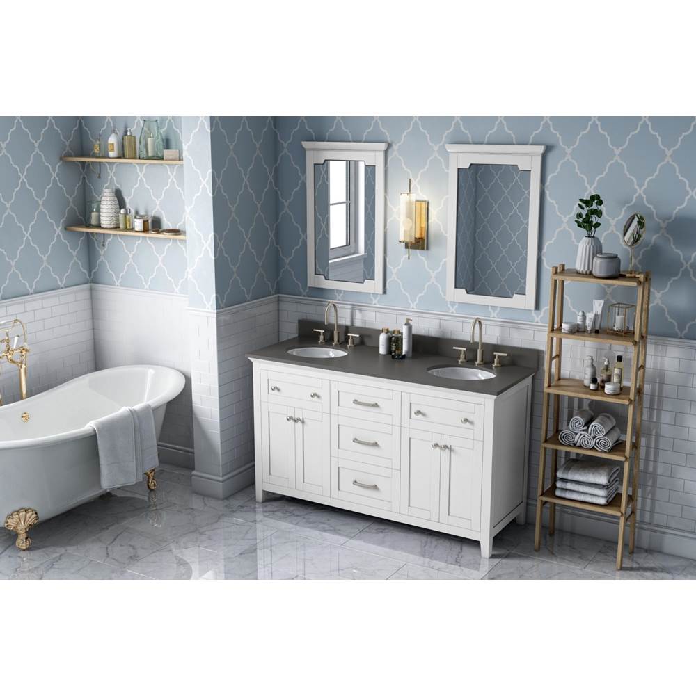 60'' Chocolate Chatham Vanity, double bowl