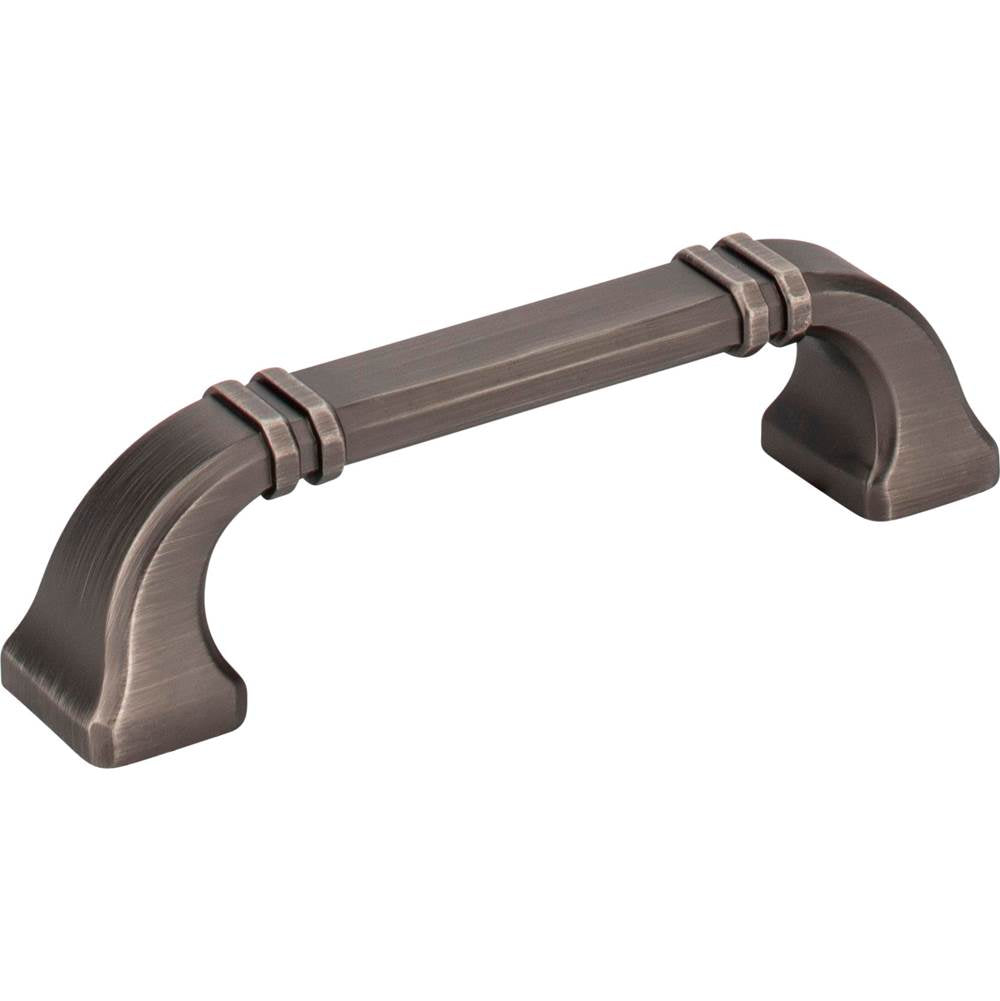 Jeffrey Alexander - 96 mm Center-to-Center Brushed Pewter Ella Cabinet Pull - Brushed Pewter