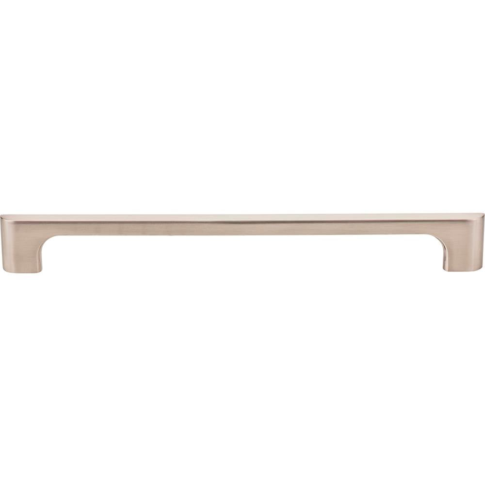 224 mm Center-to-Center Satin Nickel Asymmetrical Leyton Cabinet Pull