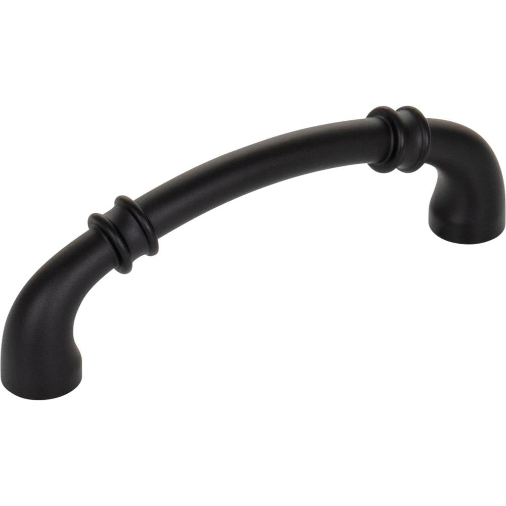 Jeffrey Alexander - 96 mm Center-to-Center Matte Black Marie Cabinet Pull - Matte Black
