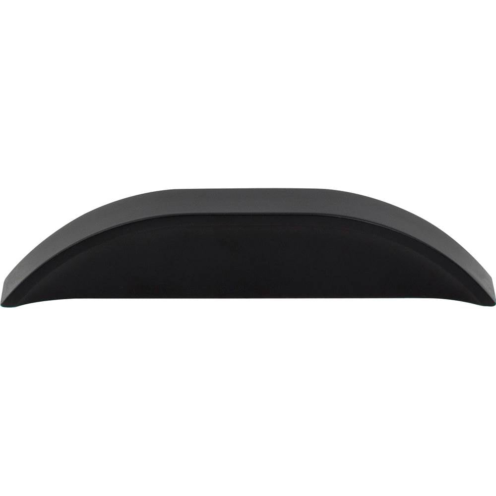 3'' / 96 mm Center-to-Center Matte Black Elara Cabinet Pinch Pull