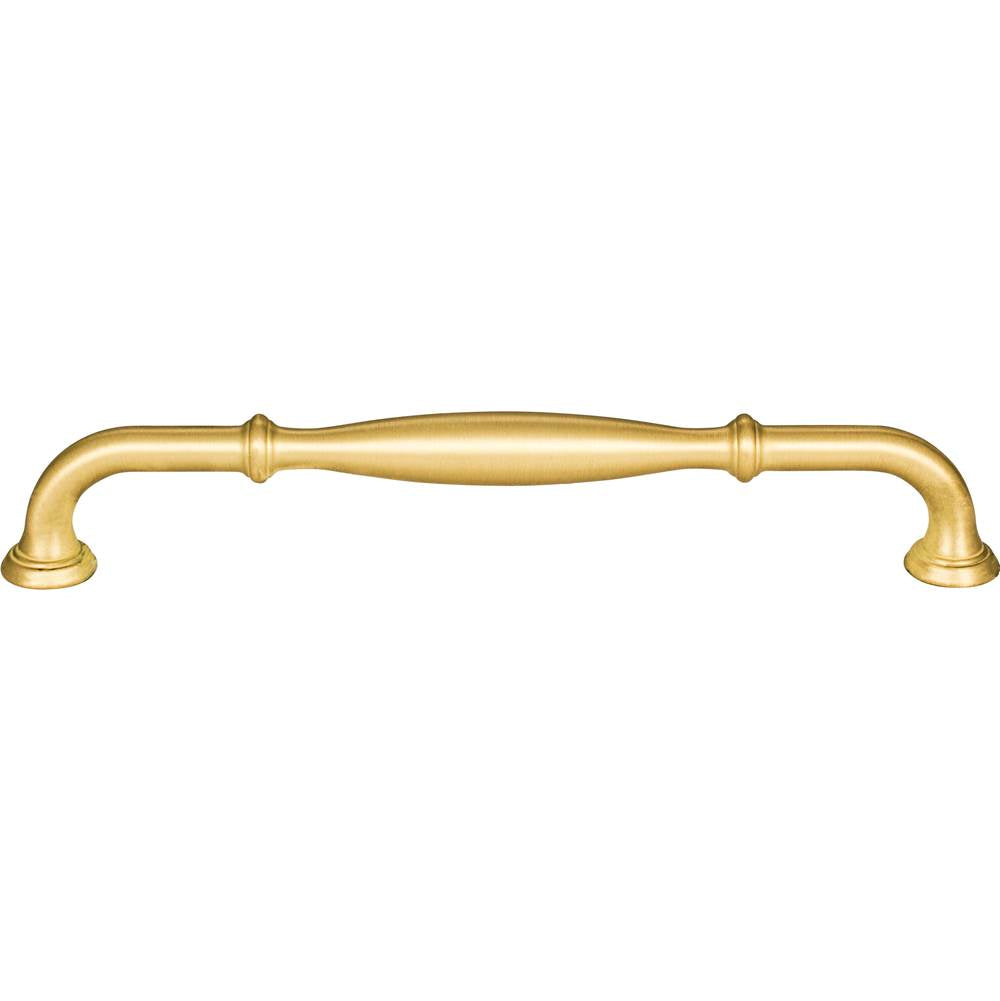 192 mm Center-to-Center Brushed Gold Tiffany Cabinet Pull