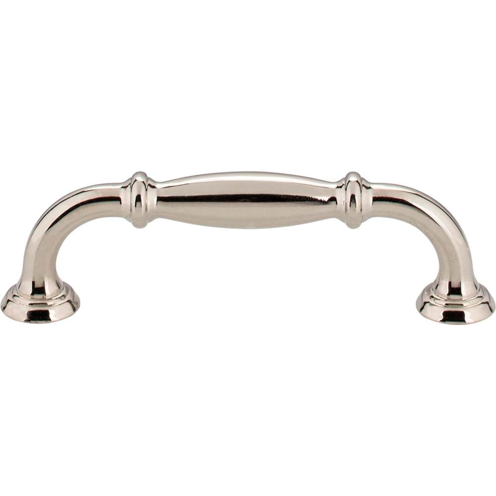 96 mm Center-to-Center Polished Nickel Tiffany Cabinet Pull