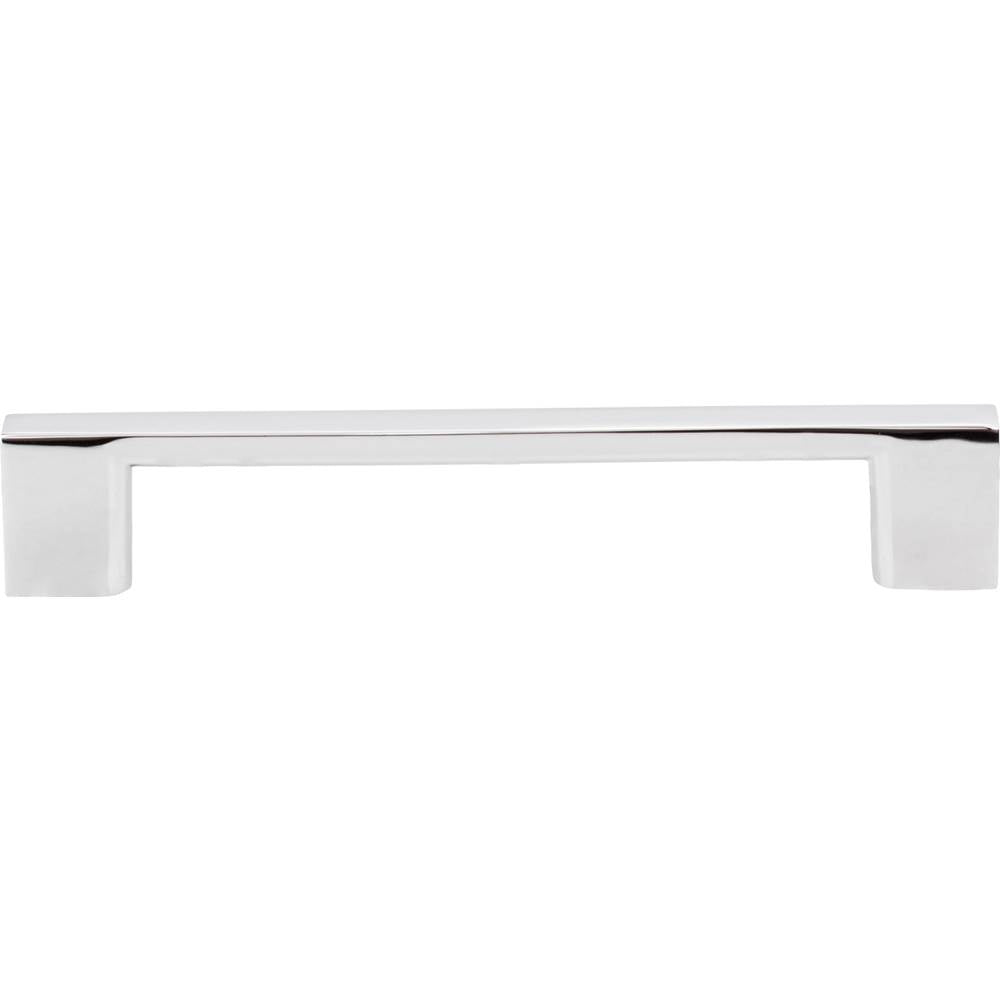 128 mm Center-to-Center Polished Chrome Square Sutton Cabinet Bar Pull