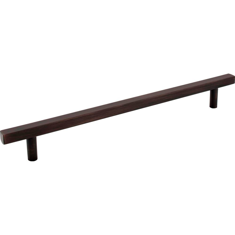 Jeffrey Alexander - 12'' Center-to-Center Brushed Oil Rubbed Bronze Square Dominique Appliance Handle - Brushed Oil Rubbed Bronze